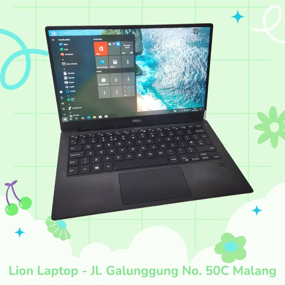 Slim & Ringan Core i7 RAM 8 SSD 256 DELL XPS 13 9360 [05|07]