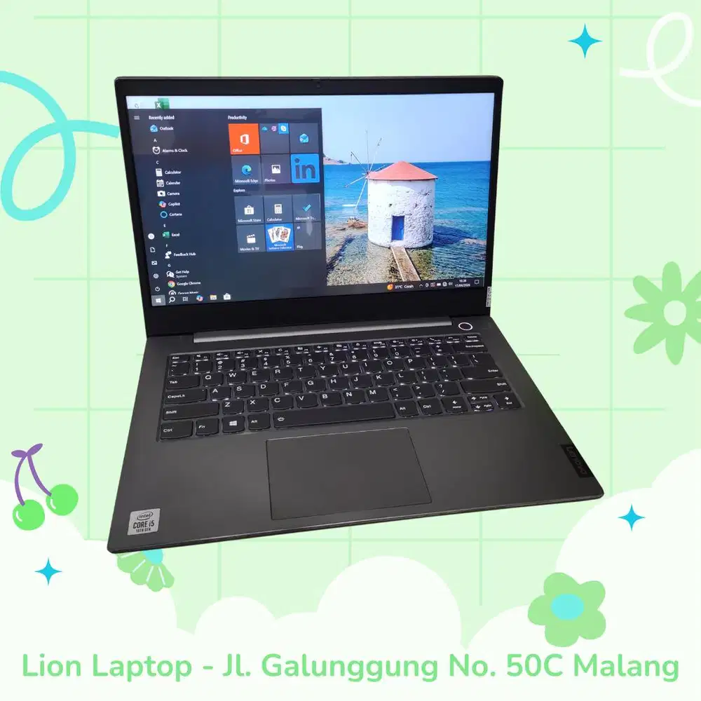 Core i5 Gen 10 SSD 256GB Slim Lenovo Thinkbook 14-IML [05|07]