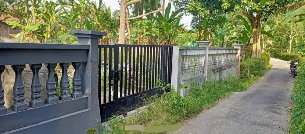 DIJUAL TANAH STRATEGIS SUDAH PONDASI KELILING DAN PDAM
