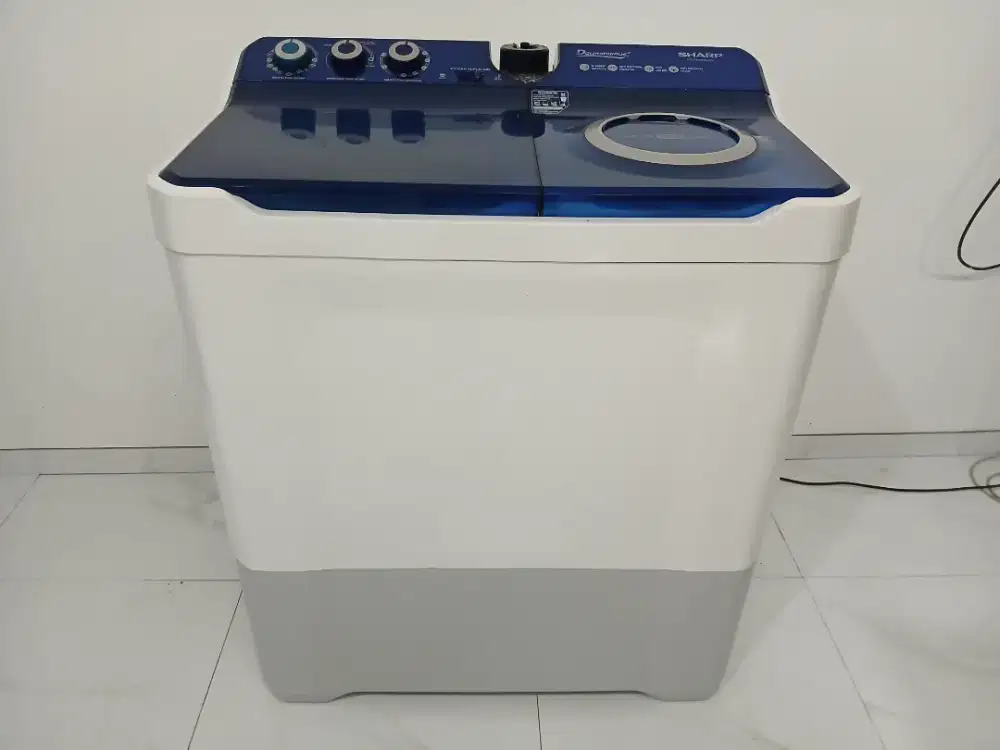 Mesin Cuci Sharp 2 tabung kapasitas 12 kg murah bandung