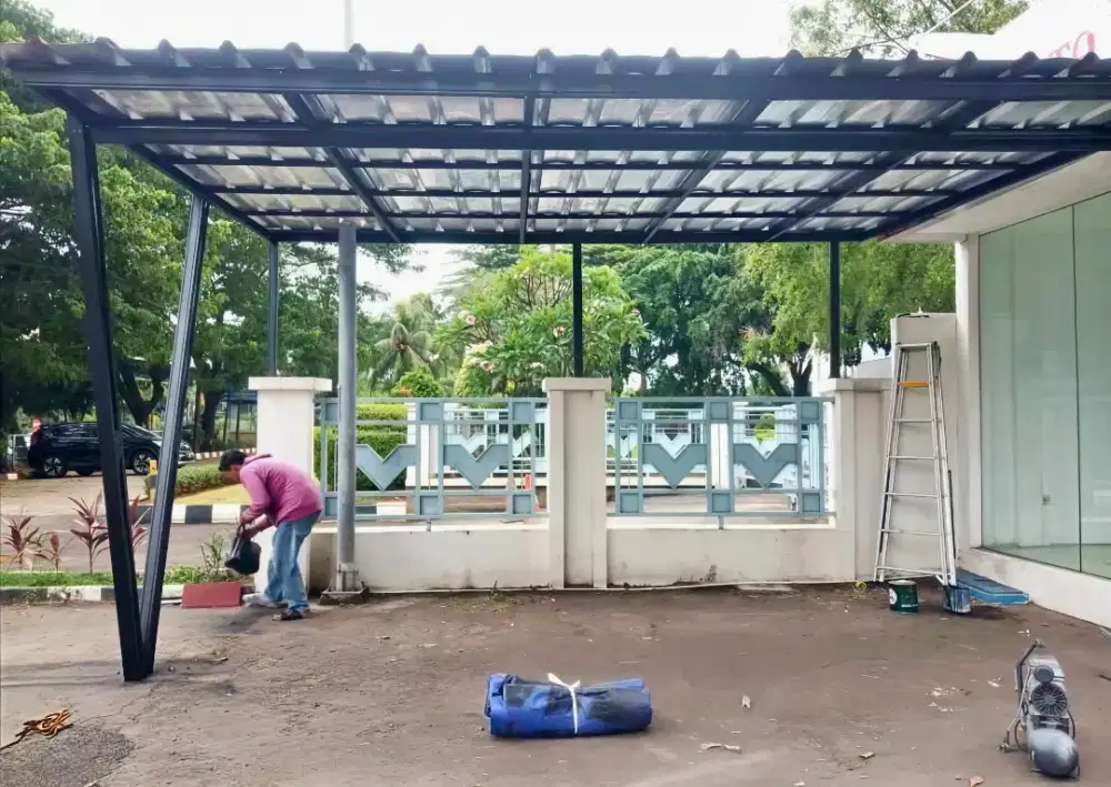 Jasa pasang kanopi baja ringan