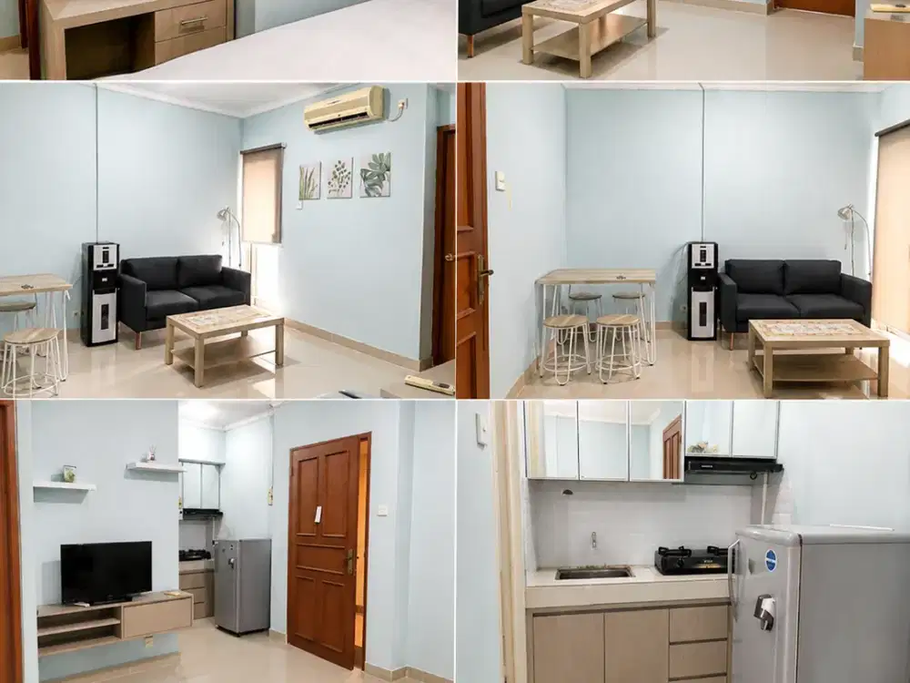 disewakan apartemen gading mediterania kelapa gading 2 kamar furnish
