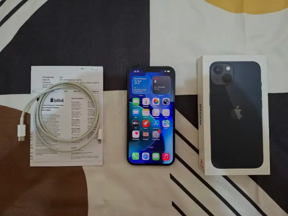 iPhone 13 256GB Midnight Garansi Resmi
