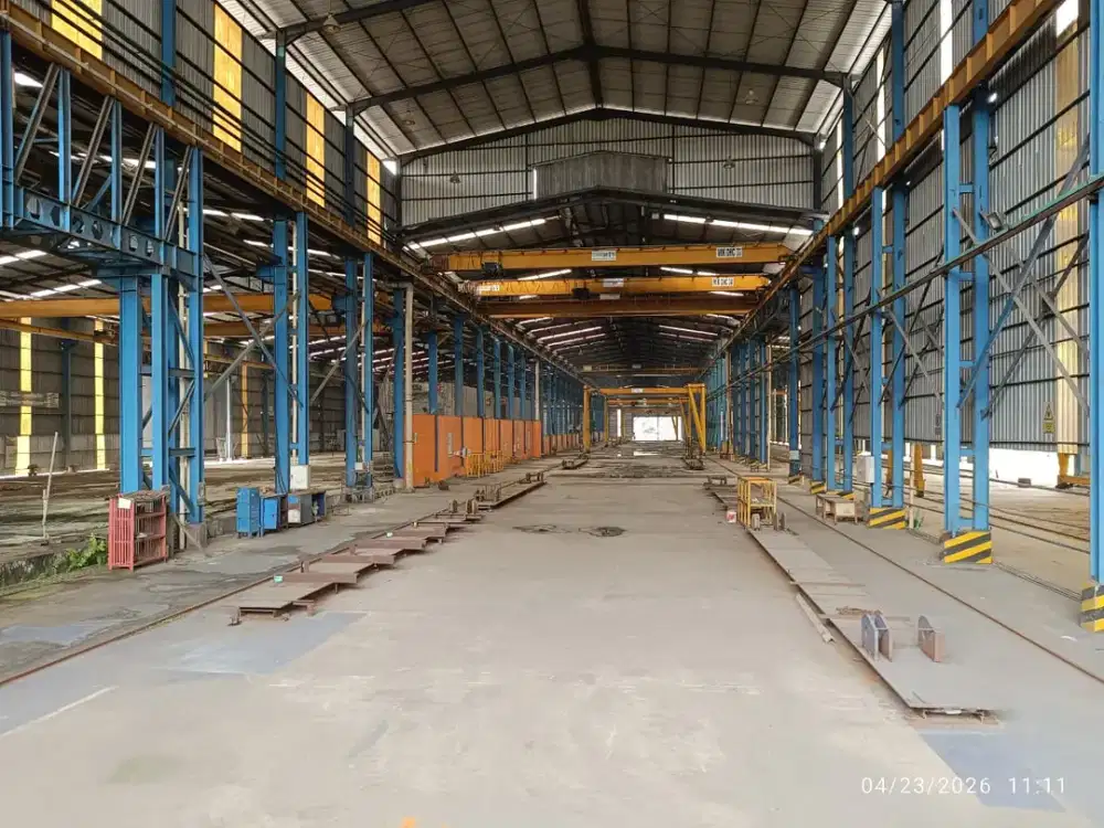 Disewakan Steel Fabrication factory Kontruksi Baja Tangerang