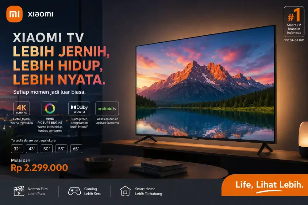 Cash & cicilan Xiaomi TV