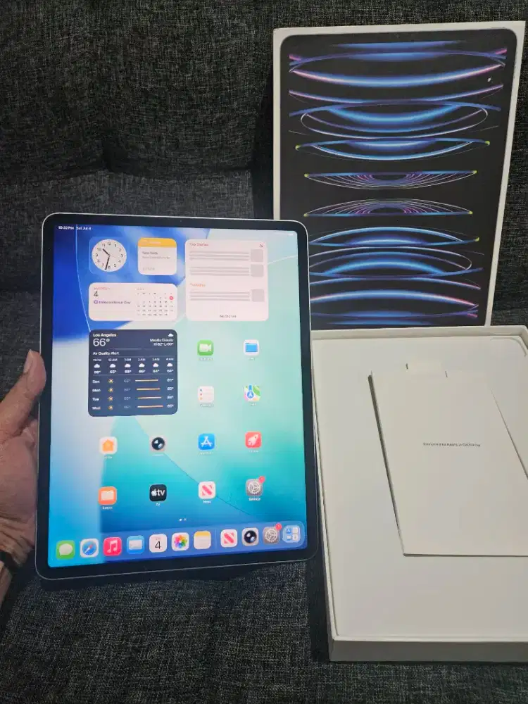 Ipad Pro GEN 6 M2 256GB Fulset Oem Resmi IBOX ,Bisa Tukar Tambah