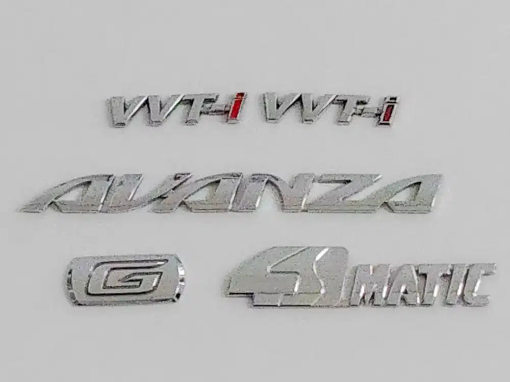 EMBLEM ORIGINAL SET AVANZA G 2015