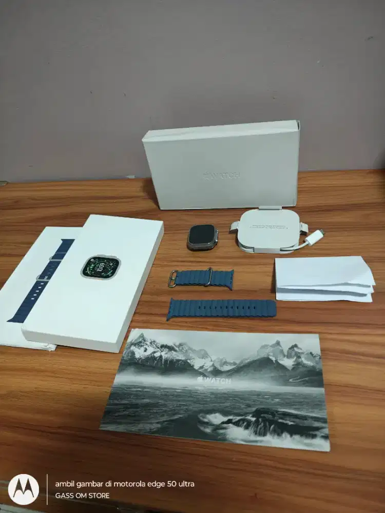 Apple watch ultra 3 49 titanium natural ocean band