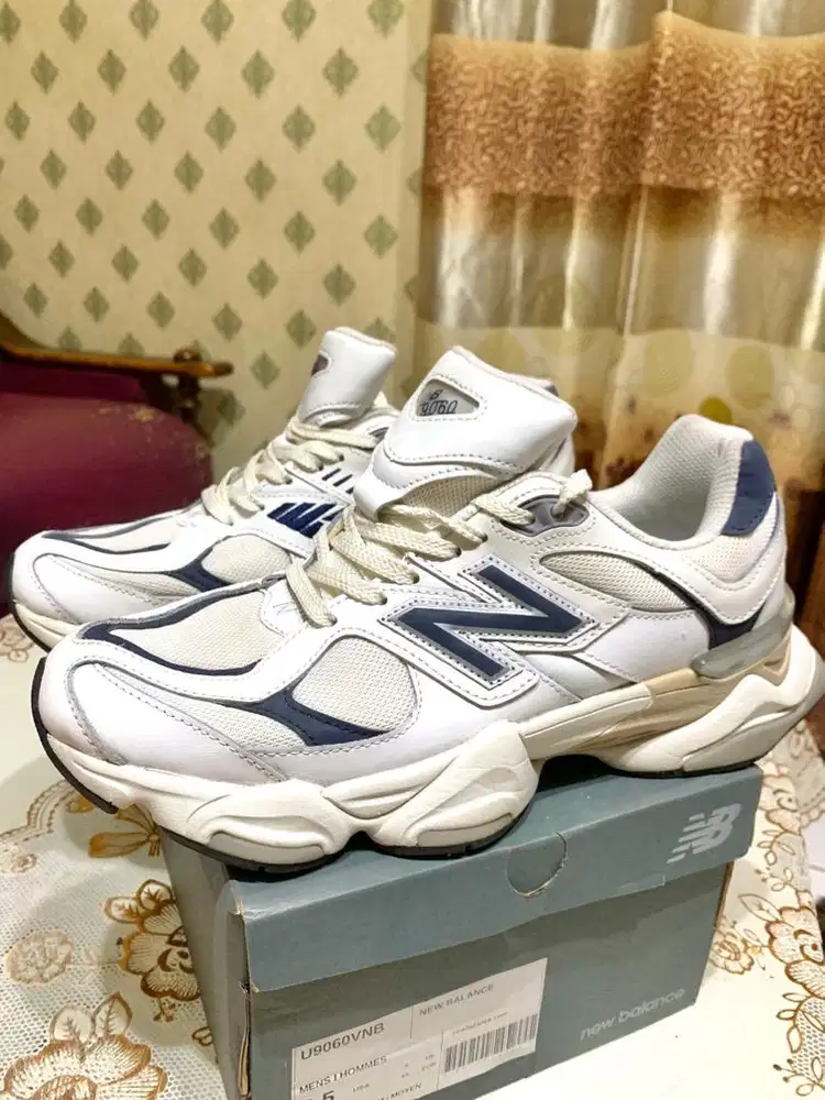 SEPATU NEW BALANCE 9060 WHITE NAVY ORIGINAL