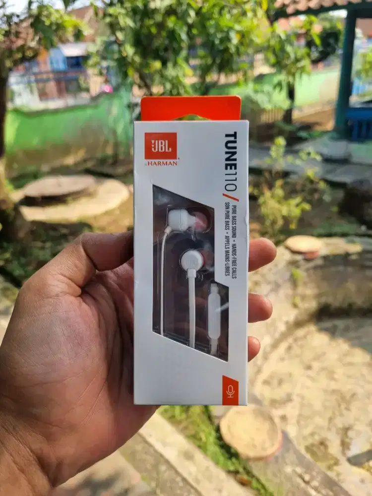 Headset JBL T110 Flat Cable 100% New Original • PURE BASS HI-RES •
