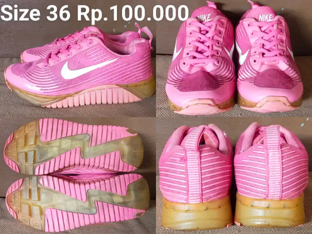 Sepatu anak Nike pink size 36