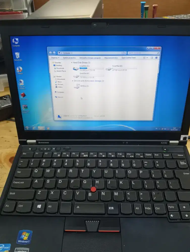 Murah laptop Lenovo Thinkpad x230 mulus layar 12in