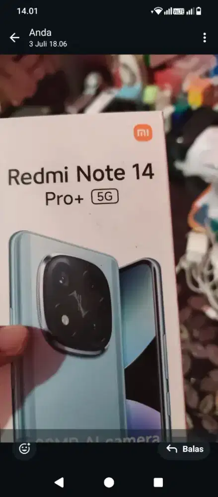 Jual xedmi note 14 pro plus 8/256 full set