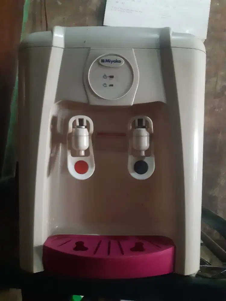 jual dispenser bekas merek miyako