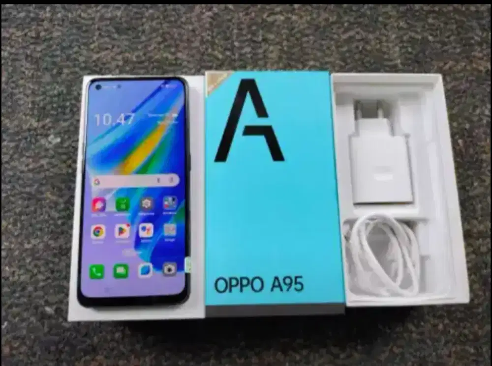 Oppo a95 hitam fullset