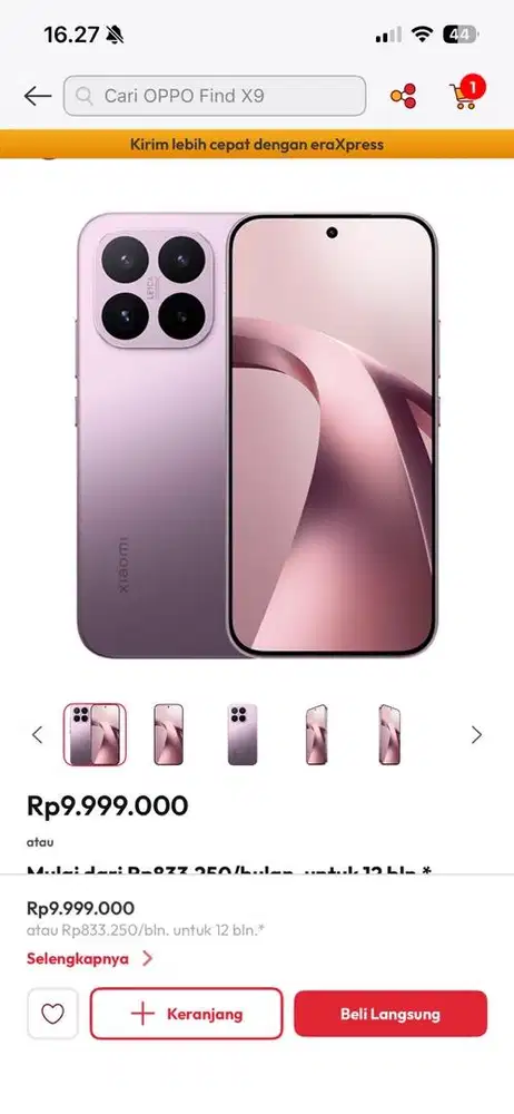 Promo Xiaomi 17T 12/256