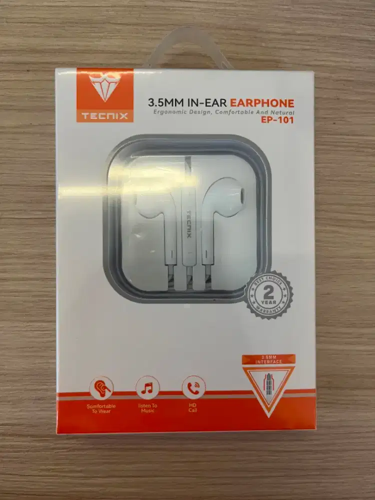 HF Cable Tecnix Ep-101 Jack 3.5mm White