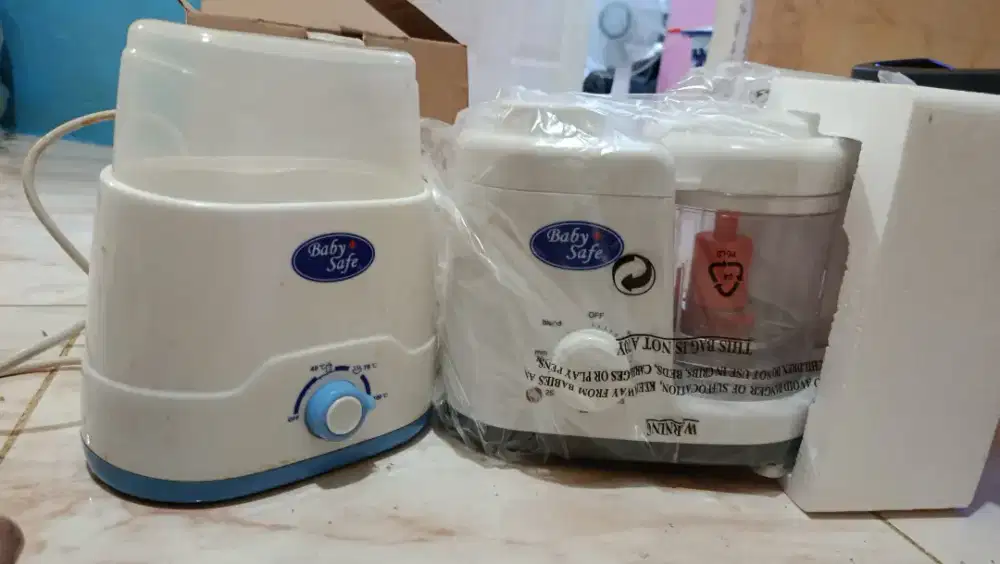 Mesin makanan bayi dan penghangat asi