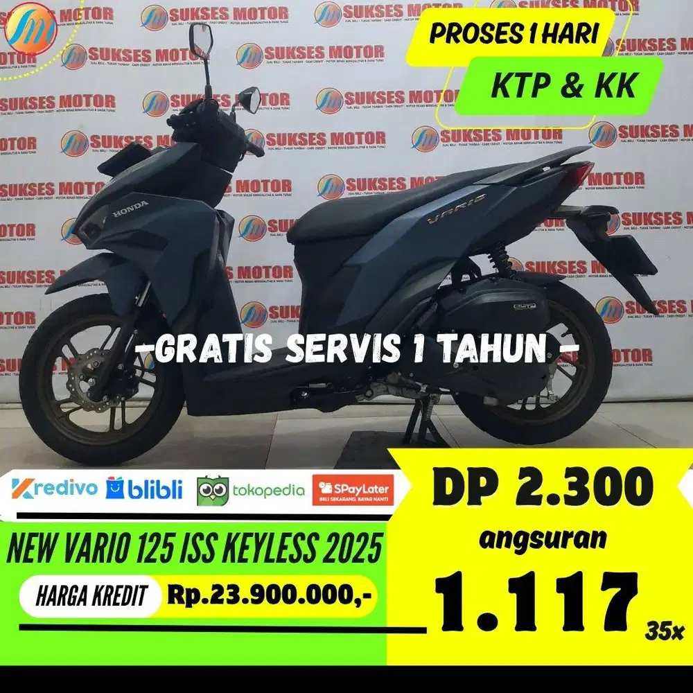 HONDA VARIO 125 ISS KEYLESS 2025 KREDIT MURAH ANGSURAN TERJANGKAU