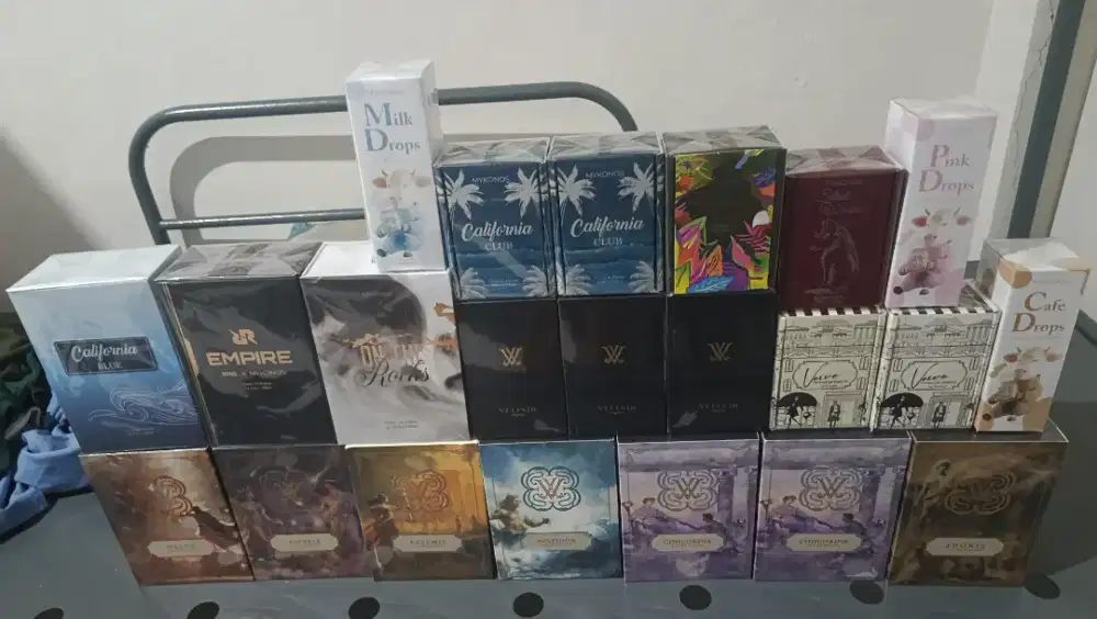 Ready stock Mykonos dan velixir tanya harga chat aja
