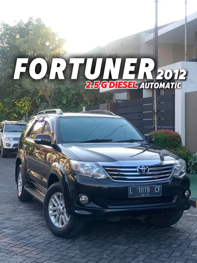 FORTUNER 2.5 G DIESEL AT 2012 Automatic
