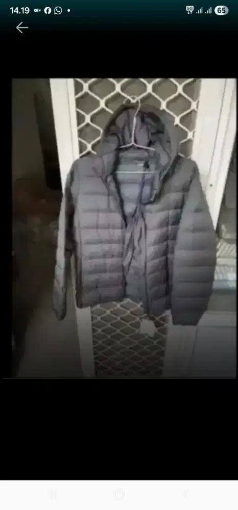 Jaket uniqlo msh baru gress