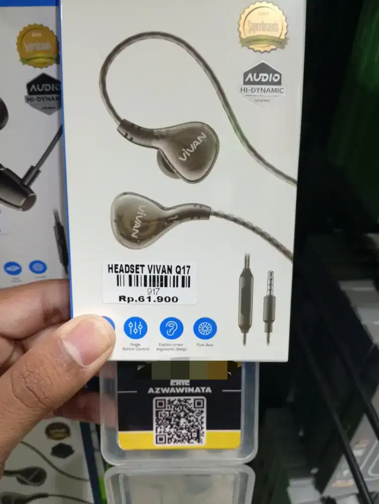 HEADSET VIVAN Q17 l ATLANTIS DAHSYAT
