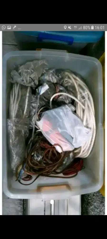 kabel sisa pakai dengan berbagai ukuran