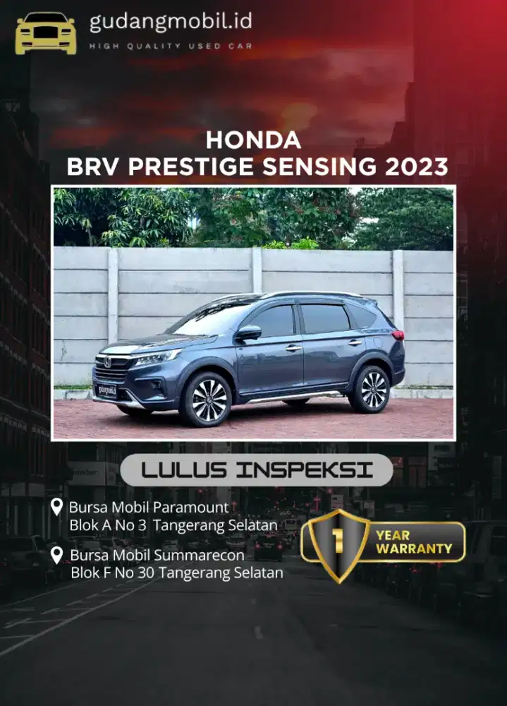 Low Odo! Honda BRV Prestige Sensing 2023 Istimewa