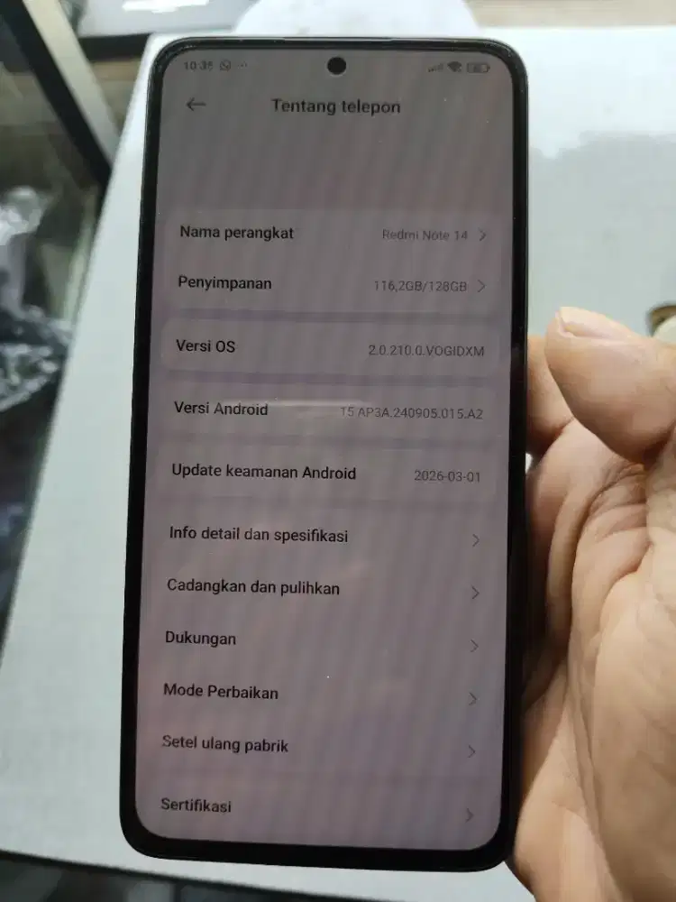 HP Redmi Note 14 Ram 8/128