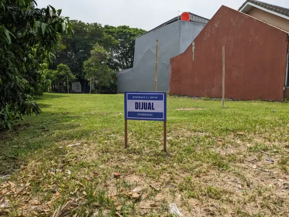 Dijual Kavling di Delta Mas Cluster Roseville
