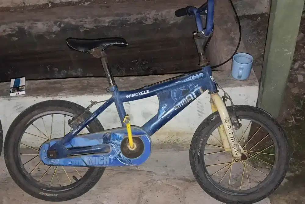 Sepeda Anak Wimcycle Batman 16