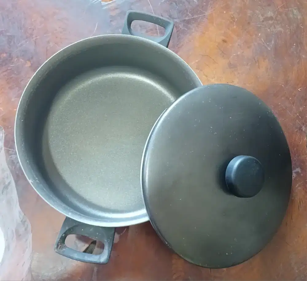 Panci atau wajan goreng/rebus TEFLON LAPIS 2 TEBAL KOKOH KUAT