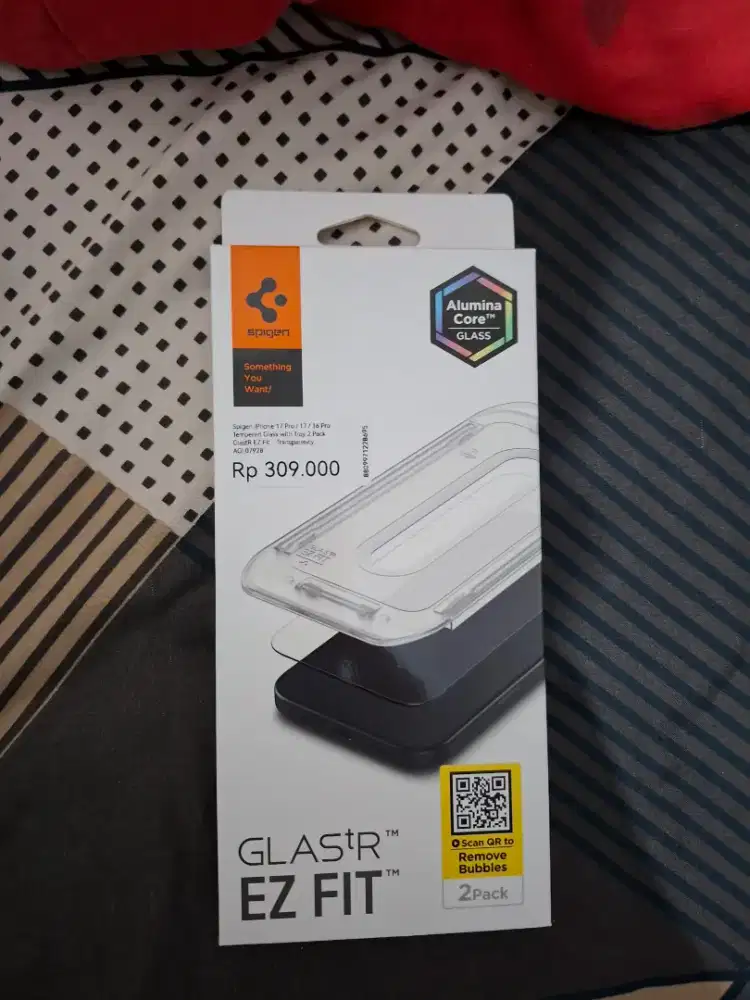 Tempered glass spigen iphone 17,17 pro dan 16 pro