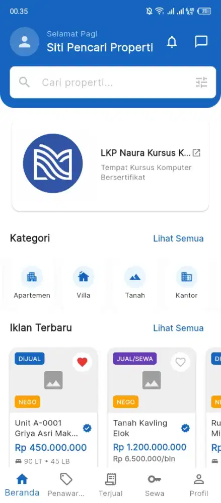 Dicari Co-Founder / Strategic Partner Startup Properti (PropTech)