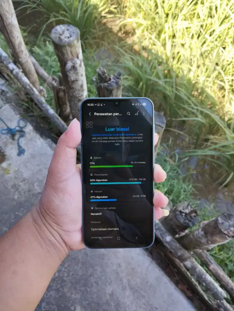 Samsung A15 4G Fullset ORI. Ram 8+8/128 GB. Kondisi Siap Pakai