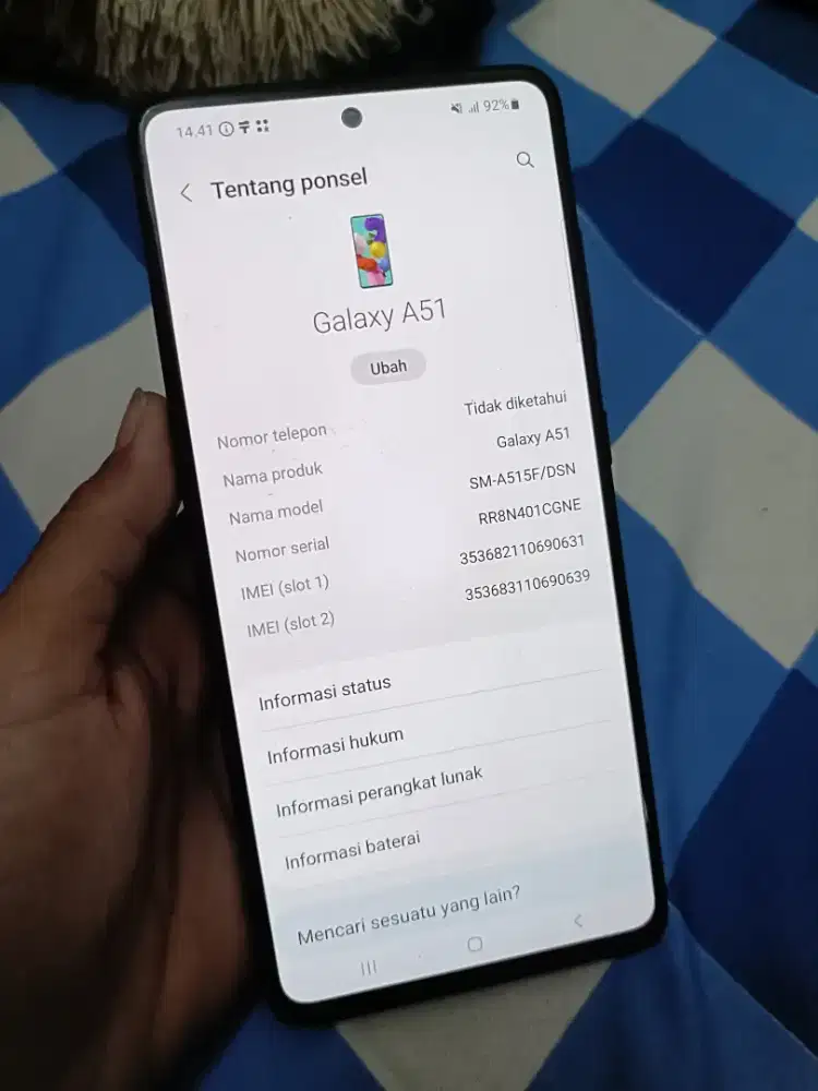Samsung a51 ram 6/128
