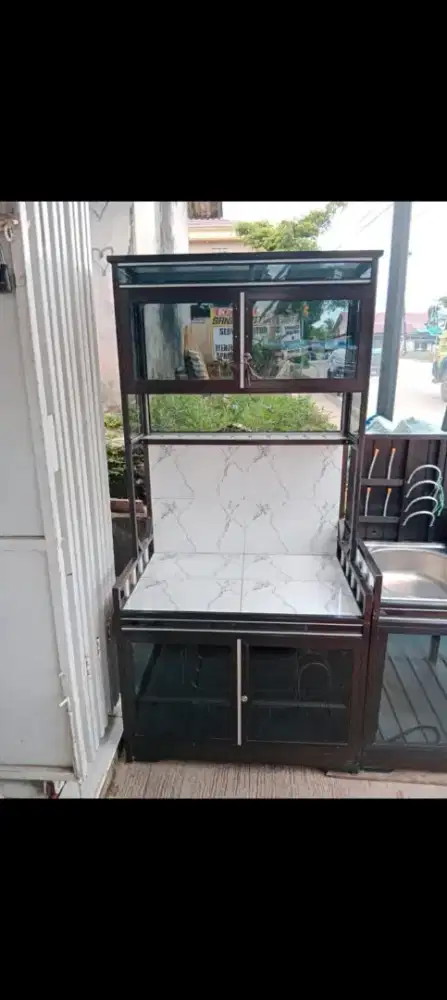 Lemari kompor 2pintu