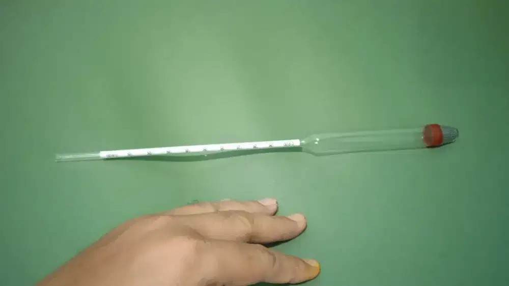 Hydrometer alat ukur dencity  bbm solar dan zat cair lainya
