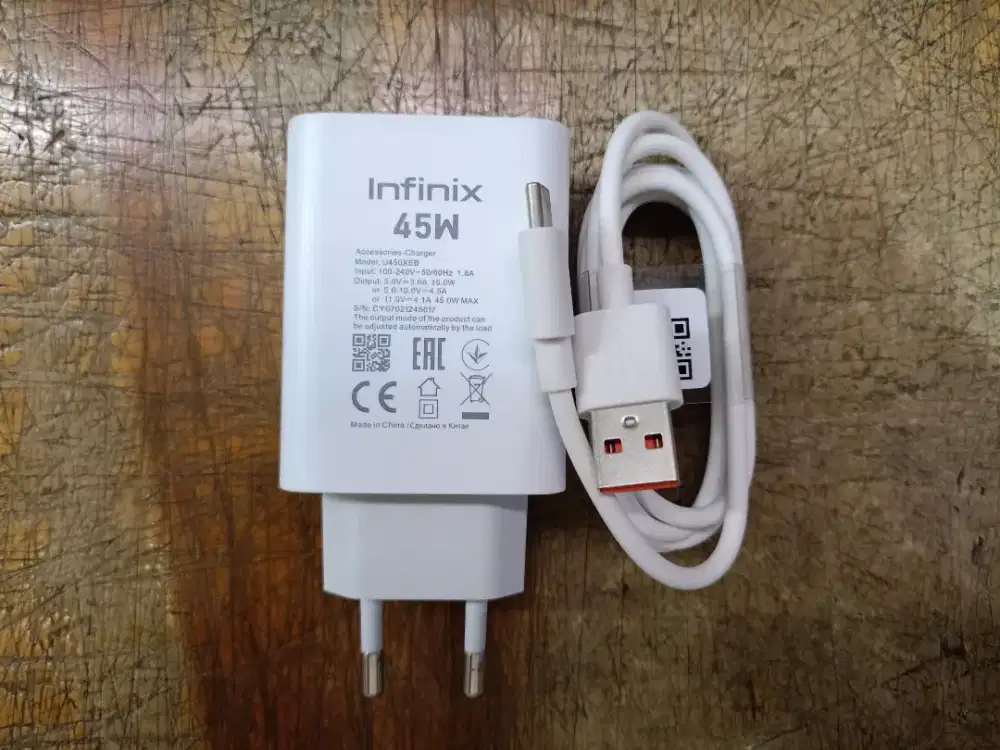charger casan Infinix hot 60 pro plus - 45W Original - Flash Charging