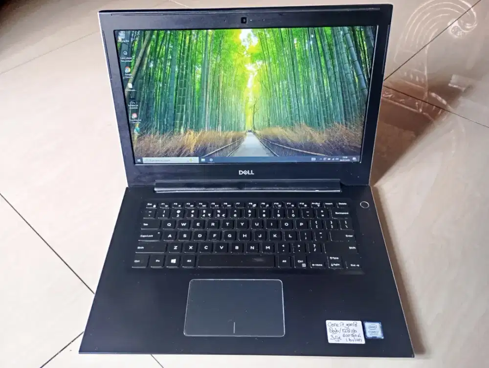 Dell Vostro 5471 core i7 8550u ram8gb ssd128gb 14inch murah aja