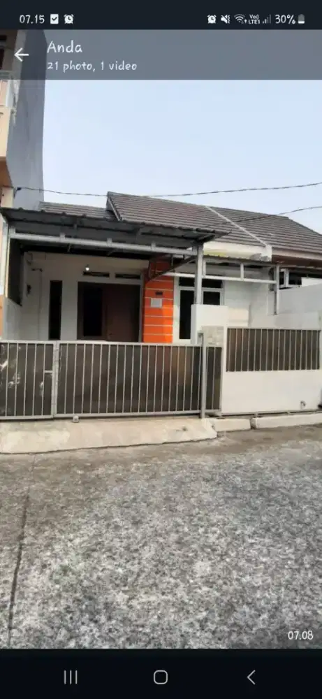 Disewakan rumah 2KT 1 KM 1 Dapur