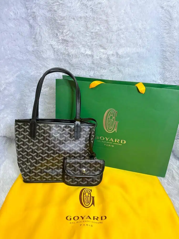 Tas Goyard Anjou Mini tote in black (preloved)
