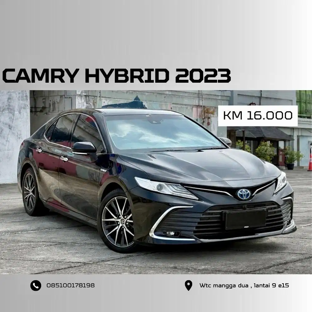 [KM 10.000AN]TOYOTA CAMRY 2.5 HYBRID HEV TSS HITAM 2024