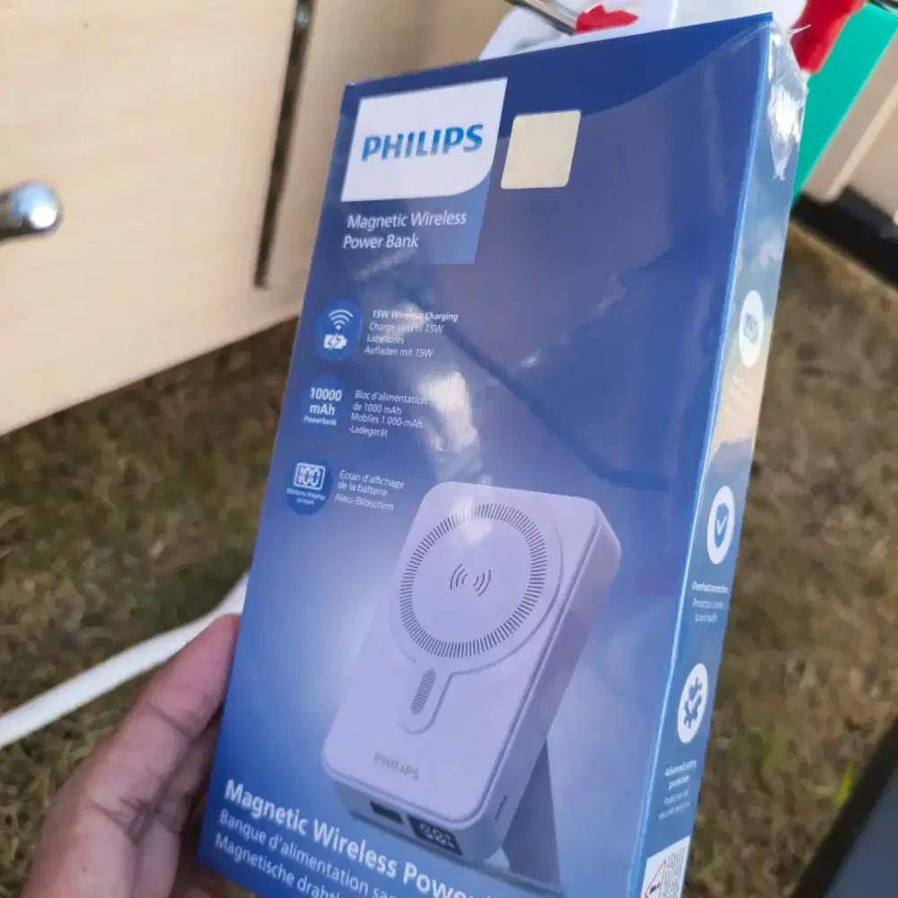 Philips magnetic wireless power bank 10.000 mah