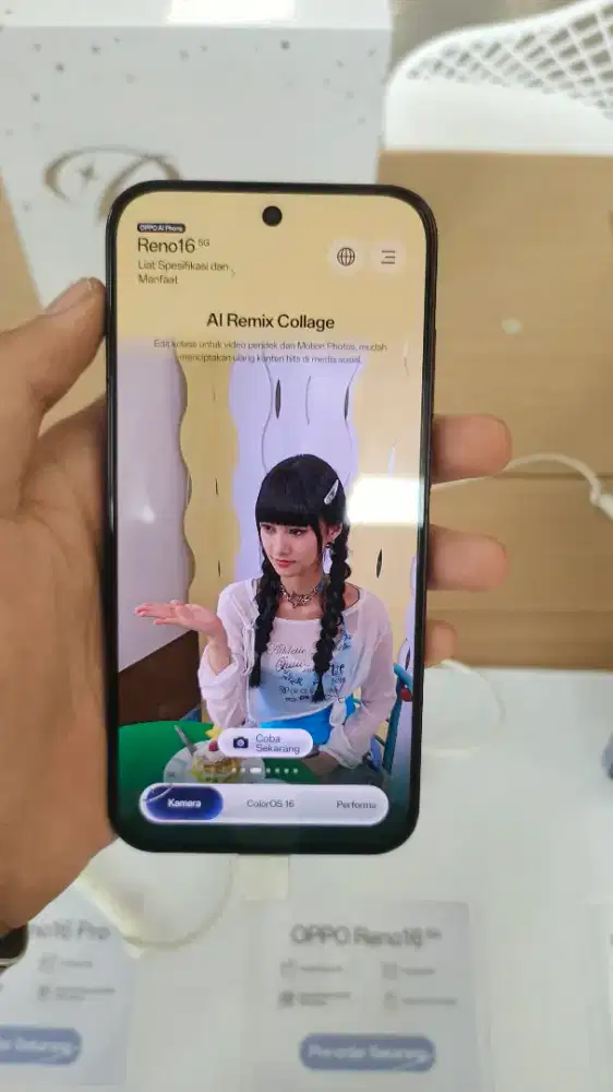 Reno16 | Bisa Cicilan Home Credit | Garansi Resmi OPPO