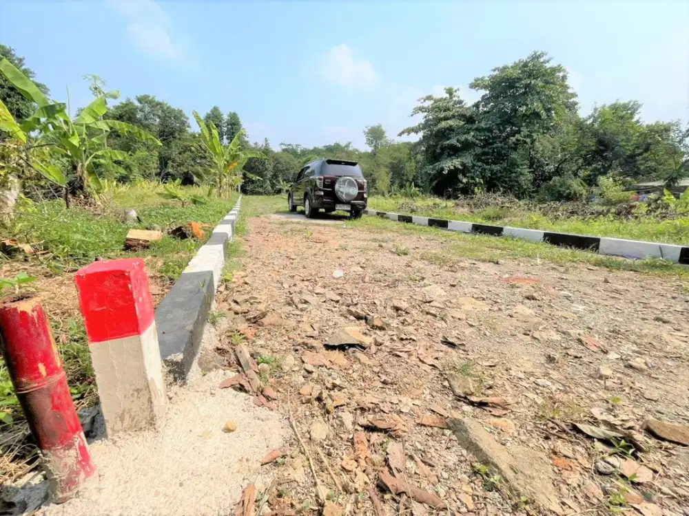 Kavling 1 Juta-an/m2, Row 5 Meter & 7 Menit ke Tol Burangkeng