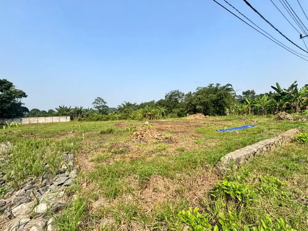 1 Jt-an Permeter Tanah Kavling SHM Cisauk, Dekat Resto Abah Farm