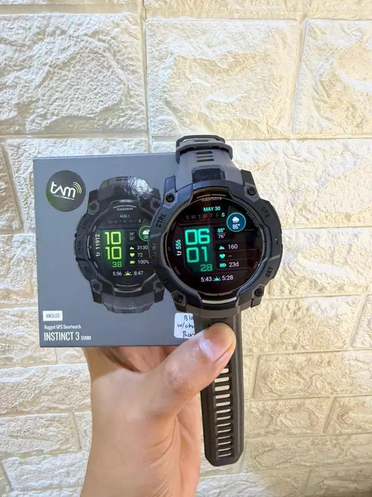 Garmin Instinct 3 Amoled 50MM Grs Maret 2028