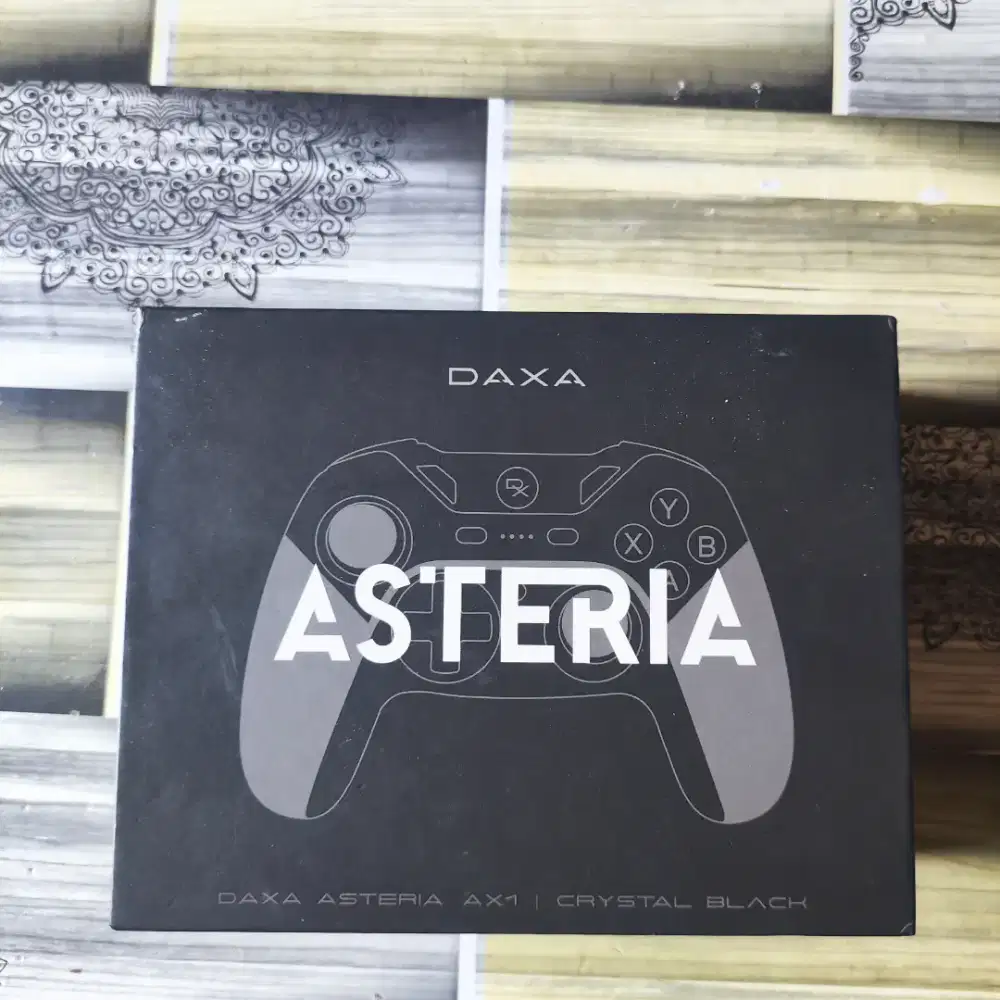 Gamepad Wireless Rexus Daxa Asteria AX1 Crystal Black Fullset Mulus